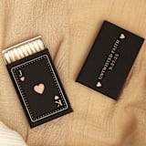 "Playing Card Matchboxes, set of 100" - Matchbooks and Matches in brown by ForYourParty