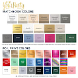 "Custom Art Matchbooks, set of 100" - Matchbooks and Matches in gold by ForYourParty