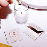"Pasta Party Names Matchbooks, set of 100" - Matchbooks and Matches in white by ForYourParty