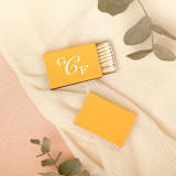 "Bold Monogram  Matchbox, set of 100" - Matchbooks and Matches in red by ForYourParty