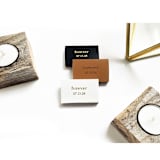 "Set of 25 Custom Text Wedding Matchboxes" - Matchbooks and Matches in white by Jessica Cunningham