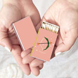 "Color Pop Sagittarius Matchboxes, Pack of 4" - Matchbooks and Matches in yellow by ForYourParty