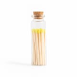 "Lemon Yellow Matchsticks in Small Corked Vial" - Matchbooks and Matches in multicolorassorted-colors by Summer Hedglin