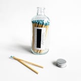 "4" Robin's Egg Blue Candle Match Jar | Sky Blue Long Matches" - Matchbooks and Matches in blue by Jessica Cunningham