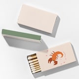 "Color Pop Scorpio Matchboxes, Pack of 4" - Matchbooks and Matches in clear by ForYourParty