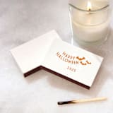 "Bat Halloween Matchbox, set of 100" - Matchbooks and Matches in natural by ForYourParty