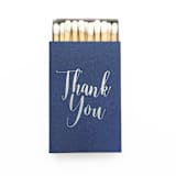"Blue Thank You Matchbox" - Matchbooks and Matches in blue by Tea and Becky