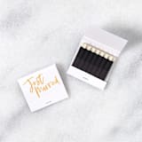 "Just Married Matchbooks, pack of 8" - Matchbooks and Matches in white by ForYourParty