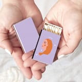 "Color Pop Virgo Matchboxes, Pack of 4" - Matchbooks and Matches in beige by ForYourParty