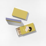 "Color Pop Aries Matchboxes, Pack of 4" - Matchbooks and Matches in natural by ForYourParty