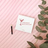 "Martini Name Matchbooks, set of 50" - Matchbooks and Matches in white by ForYourParty