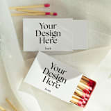 "Custom Matchboxes | Set of 50" - Matchbooks and Matches in multicolorassorted-colors by Paper Haven