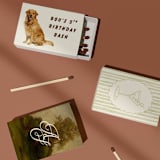 "Custom Matchboxes | Set of 50" - Matchbooks and Matches in multicolorassorted-colors by Paper Haven