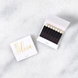 "All You Need Is Love Matchbooks, pack of 8" - Matchbooks and Matches in white by ForYourParty