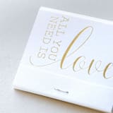"All You Need Is Love Matchbooks, pack of 8" - Matchbooks and Matches in white by ForYourParty