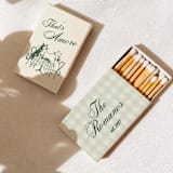 "That's Amore Picnic Customizable Matchboxes | Set of 50" - Matchbooks and Matches in green by Paper Haven