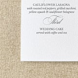 "Blush Pink Wedding Menus with Name Cards | Set Of 10" - Menus in pink by Cotton and Bow