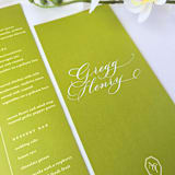 "Custom Calligraphy for Menu Card- Calligraphy Services only" - Menus in multicolor by Inkspiringletters