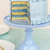 "Wedgewood Blue Melamine Cake Stand- Large" - Cake Stands in beige by Joyeux Company