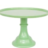 "Sage Green Melamine Cake Stand- Large" - Cake Stands in brown by Joyeux Company