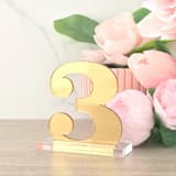 "Clarendon Table Numbers, Gold" - Table Numbers in gold by Em and Me Studio