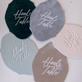 "Head Table Sign - Dove" - Table Numbers in gray by Velvet Raptor
