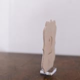 "Double Sided Table Number - Scroll - Mushroom" - Table Numbers in beige by Velvet Raptor
