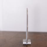 "Double Sided Table Number - Scroll - Dove" - Table Numbers in gray by Velvet Raptor