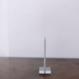 "Double Sided Table Number - Small Rectangle - Dove" - Table Numbers in gray by Velvet Raptor