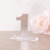 "Clarendon Table Numbers, Silver" - Table Numbers in silver by Em and Me Studio