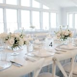 "Frosted Acrylic with Black Arch Acrylic Table Number" - Table Numbers in black by Alexandra Ettis