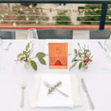 "Xubáa Indigenous Design Hardwood" - Table Numbers in natural by poem wedding team