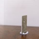 "Double Sided Table Number - Small Rectangle - Sea Green" - Table Numbers in green by Velvet Raptor