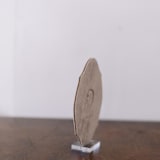 "Double Sided Table Number - Oval - Mushroom" - Table Numbers in beige by Velvet Raptor