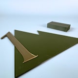 "Mountain Table Number" - Table Numbers in green by Corduroy Effect