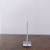 "Double Sided Table Number - Small Rectangle - Mushroom" - Table Numbers in beige by Velvet Raptor