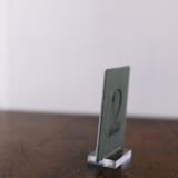 "Double Sided Table Number - Small Rectangle - Tourmaline" - Table Numbers in blue by Velvet Raptor