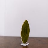 "Double Sided Table Number - Oval - Avocado" - Table Numbers in green by Velvet Raptor