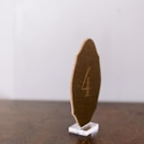 "Double Sided Table Number - Oval - Gold" - Table Numbers in gold by Velvet Raptor