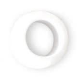 "Sculpt Circle Napkin Ring White" - Napkin Rings in white by Tina Frey