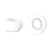 "Sculpt Circle Napkin Ring White" - Napkin Rings in white by Tina Frey