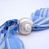 "Seashell Napkin Rings, Set of 4" - Napkin Rings in white by Inner Child