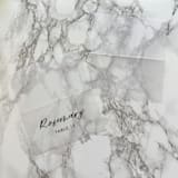 "Clear Vellum Place Cards, BLANK (25 pack)" - Place and Escort Cards in clear by Carley Zuercher