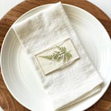 "Custom Fern Place Cards" - Place and Escort Cards in white by Jasmine Jhunjhnuwala