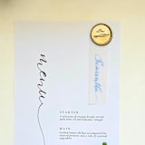 "Custom Calligraphy Place Cards Vellum- Set of 10" - Place and Escort Cards in multicolor by Inkspiringletters