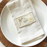 "Custom Floral Blue Place Cards" - Place and Escort Cards in copper by Jasmine Jhunjhnuwala
