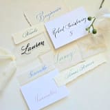 "Custom Calligraphy Place Cards - Calligraphy Services Only" - Place and Escort Cards in multicolor by Inkspiringletters