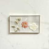 "Custom Floral Peach Place Cards" - Place and Escort Cards in pink by Jasmine Jhunjhnuwala