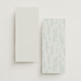 "Mountaintop" - Wedding Programs in Evergreen by Paper Sun Studio - Back of Card Options