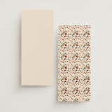 "Monogrammed Floral" - Wedding Programs in Harvest by Susan Moyal - Back of Card Options